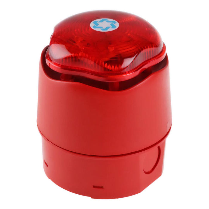 Sounder Beacon 100dB, Red LED, 9-30Vdc, IP66 - RE6310