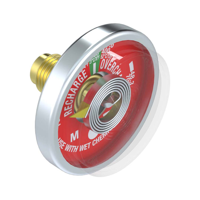25 Bar UL 36mm Pressure Gauge - Wet Chemical - RE7573