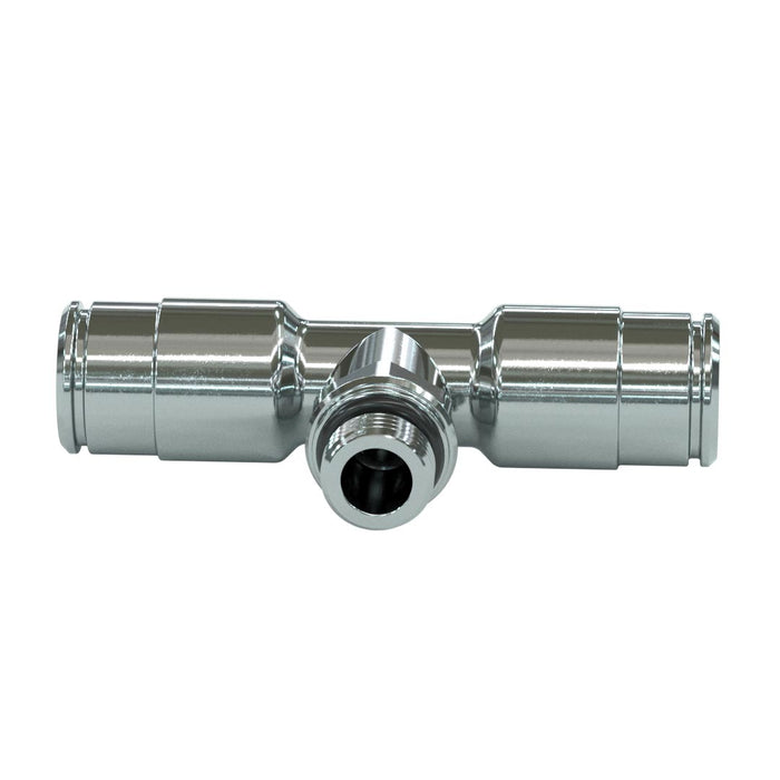 QR Twinseal Tee, 1/8" - 8/6mm Tube - RE7060