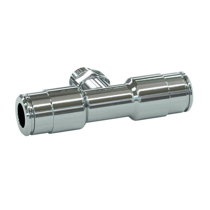 QR Twinseal Tee, 1/8" - 8/6mm Tube - RE7060