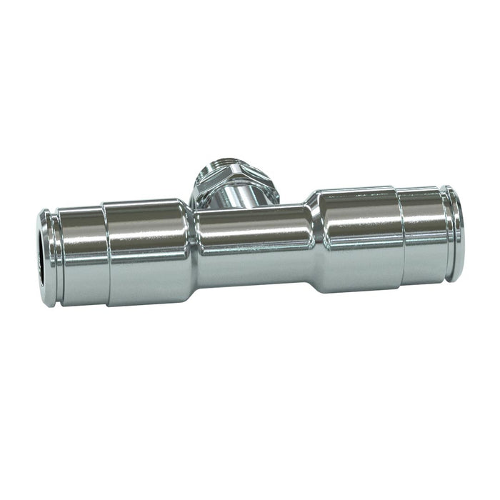 QR Twinseal Tee, 1/8" - 8/6mm Tube - RE7060