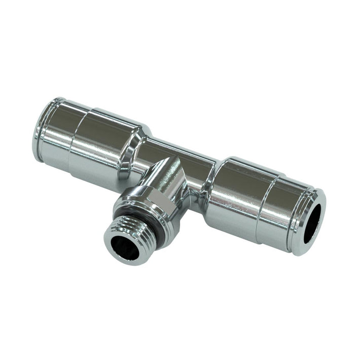 QR Twinseal Tee, 1/8" - 8/6mm Tube - RE7060