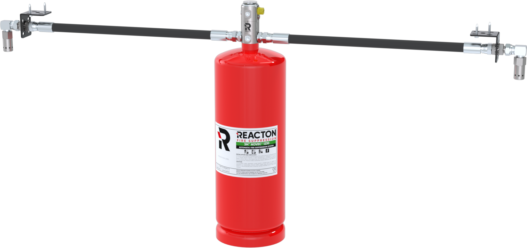 RE1811 1 x 6.0KG INDIRECT 3M™ NOVEC™ 1230 CNC KIT — Reacton Fire Suppression