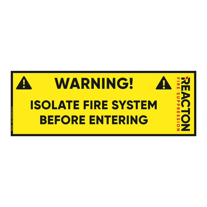 AS Reacton Isolate Fire System - RE5729