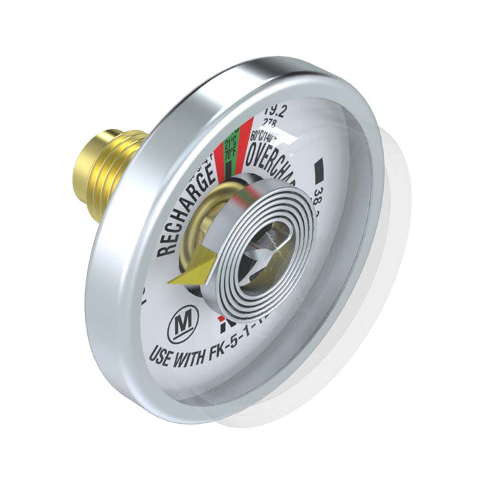 25 Bar UL 36mm Pressure Gauge - FK-5-1-12 - RE7572